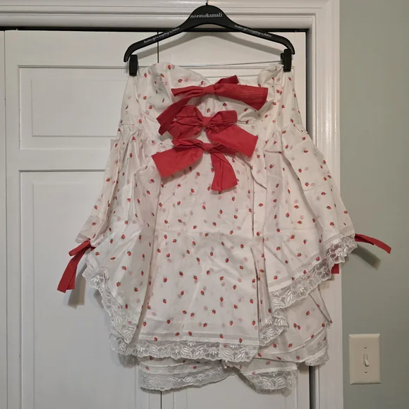 Selkie La Fraise Strawberry Shortcake Cake Shop Mini Dress - 1X - NWT - Picture 5 of 12